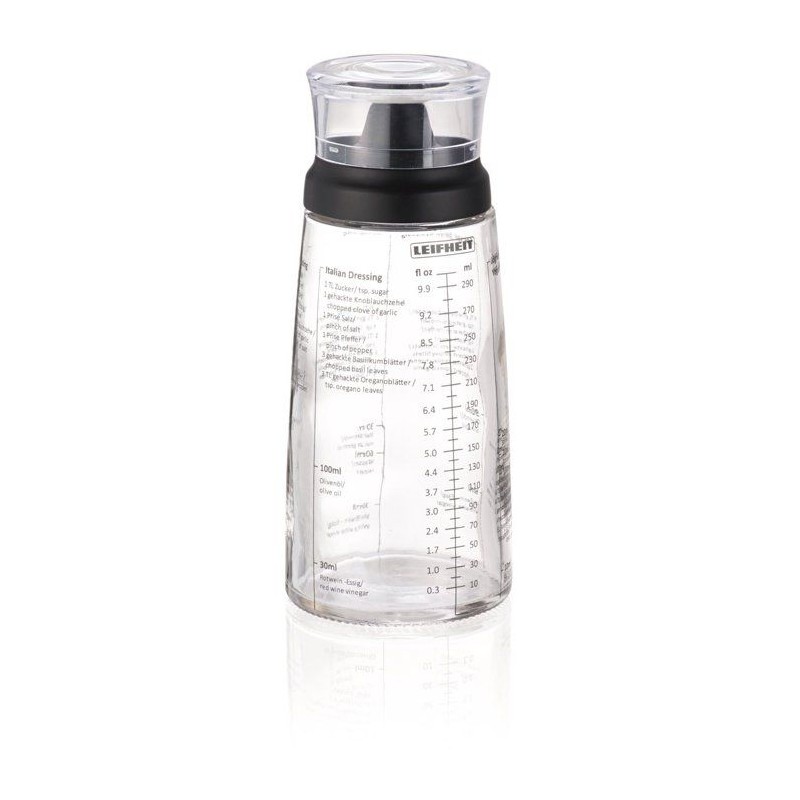 Shaker a Vinaigrette Leifheit 3195, mélangeur vinaigrette gradué de 300 ml av...
