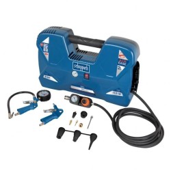 Compresseur portatif Scheppach AIR CASE - 2L- 1100 W - 8 bars ( Livré avec 12...