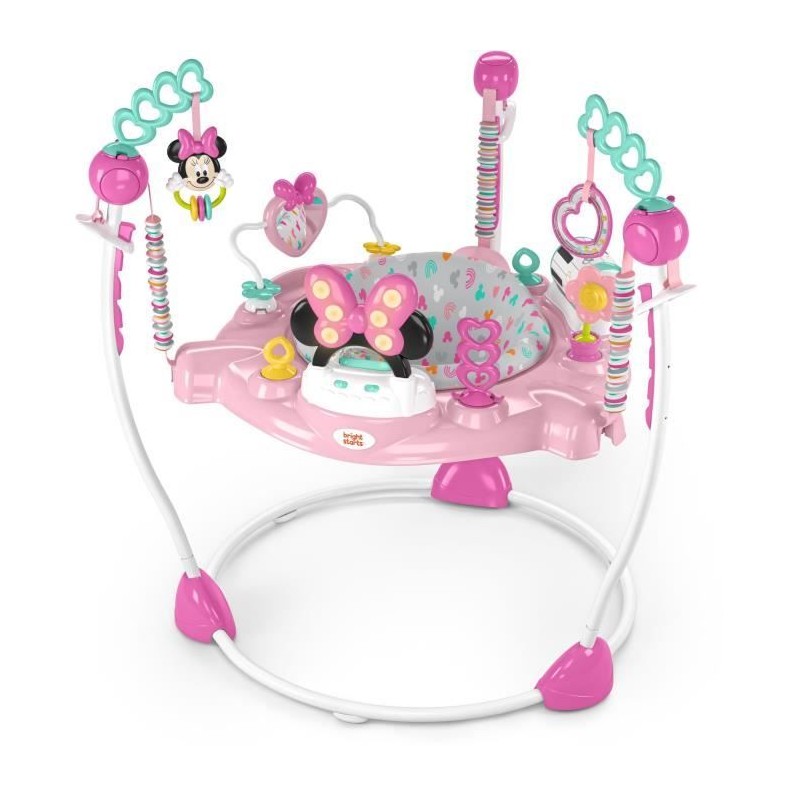 DISNEY BABY - MINNIE - Aire d'éveil bébé multi-jouets, siege sauteur a rebond...
