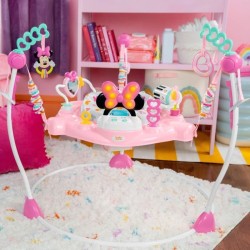 DISNEY BABY - MINNIE - Aire d'éveil bébé multi-jouets, siege sauteur a rebond...