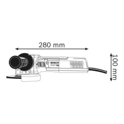 Meuleuse angulaire - BOSCH PROFESSIONAL - GWX 9-125 S - 900 W - Disque 125 mm...