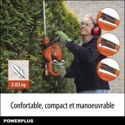 Taille-Haie Batterie Dual Power - DUAL POWER - POWDPG75320 - Lame de 580 mm -...