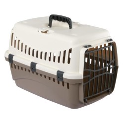 KERBL - Box de transport pour chien - EXPEDITION - 48x32x32cm - Creme et taup...