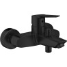 Mitigeur monocommande bain/douche - GROHE Start - Noir mat - Montage mural ap...