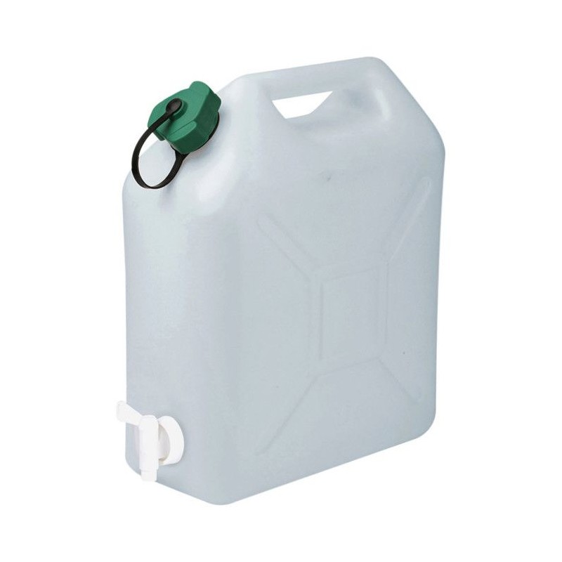 Jerrycan extra-fort - [MARQUE] - avec robinet eau propre 5 litres - Blanc et ...