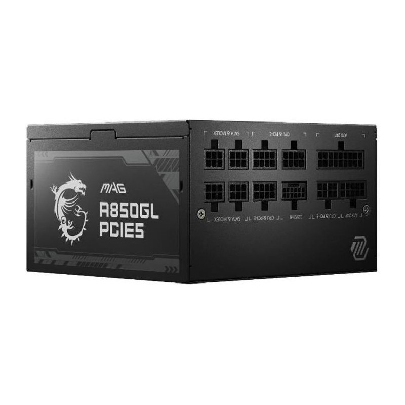 MSI Alimentation PC MAG A850GL PCIE5 - 850W 80+ Gold Modulaire