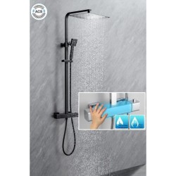 Colonne de douche OCEANIC - Mitigeur thermostatique corps froid - Pomme haute...