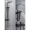 Colonne de douche OCEANIC - Mitigeur thermostatique corps froid - Pomme haute...
