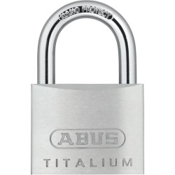 Cadenas - ABUS - 64TI/50 Titalium - Corps aluminium - Clé paracentrique - Ris...