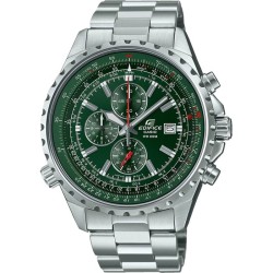 Montre en acier inoxydable EDIFICE - CASIO - Gris - Quartz - Verre minéral - ...