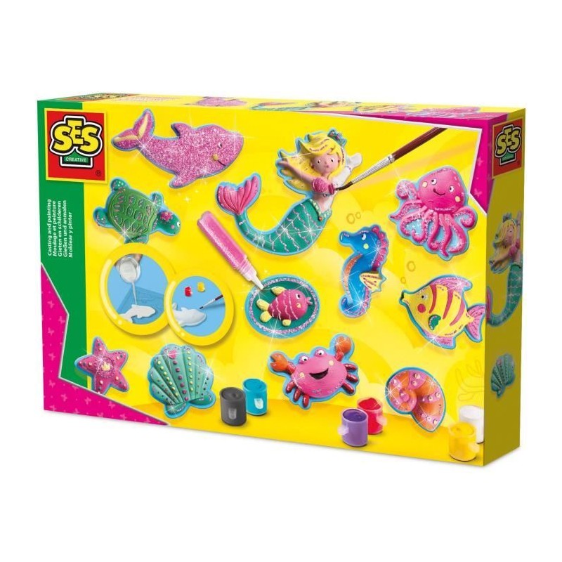 Moulage et peinture - SES CREATIVE - Hobby Pink - Créatures de