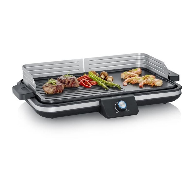 Plancha SEVERIN - PG8564 - Surface cuisson 50x30cm - Plaque en fonte anti-adh...
