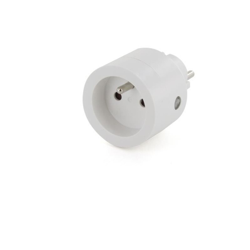 Prise connectée - CHACON - Programmateur Wi-fi - On/Off - 10 A - FR - Blanc