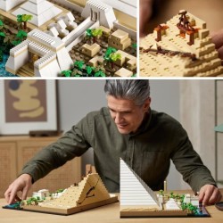 LEGO 21058 Architecture La Grande Pyramide de Gizeh, Loisir Créatif Maquette ...