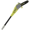 RYOBI - Elagueur sur perche 750 W - guide 20 cm incliné a 15°- 10 m/s - tube ...