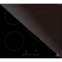 CONTINENTAL EDISON Table induction CETI3B28 3 zones, 6600W - 3 boosters - 3 m...