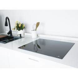 CONTINENTAL EDISON Table induction CETI3B28 3 zones, 6600W - 3 boosters - 3 m...