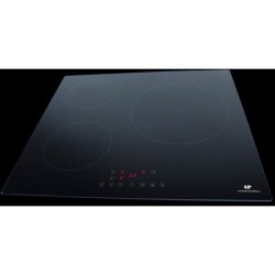 CONTINENTAL EDISON Table induction CETI3B28 3 zones, 6600W - 3 boosters - 3 m...