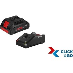 Set batterie Bosch Professional ProCORE 18V 4,0Ah + Chargeur GAL 18V-40 - 160...