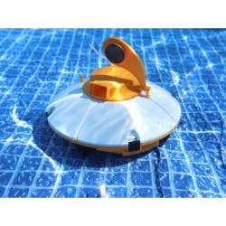 Robot de piscine - Bestway - Frisbee - Autonome - nettoyage fond plat - 5x3m ...