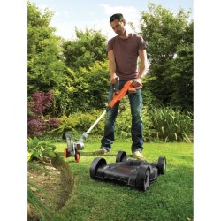 Coupe-bordures 3 en 1 sans fil + batterie 2Ah + chargeur - BLACK&DECKER - STC...