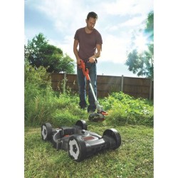 Coupe-bordures 3 en 1 sans fil + batterie 2Ah + chargeur - BLACK&DECKER - STC...