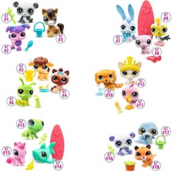 BANDAI - Littlest Pet Shop - 3 Pets surprise - Petits animaux a collectionner...
