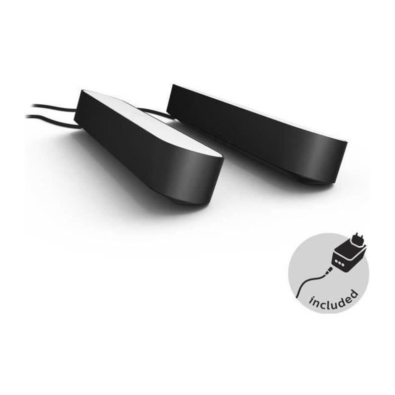 Lampe connectée Philips Hue Hue Play pack de 2 - Noir