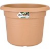ELHO Pot de fleurs Rond GREEN BASICS - Plastique  - Ø38,8 x H30 cm - Terre cu...