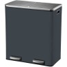 Poubelle de cuisine a pédale tri sélectif - MAJOR - KITCHEN MOVE - 60L (2x30L...