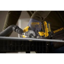Mini scie circulaire sans fil - 18V - STANLEY FATMAX V20 - SFMCM300B-XJ - Bru...