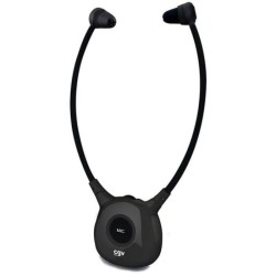 Casques sans fil TV/HIFI - CGV - DOLFIN ONYX DUO - Assistant auditif - Micro ...