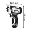 Perceuse-visseuse sans-fil GSR 12V-15FC + L-BOXX 102 + mandrin de perçage GFA...