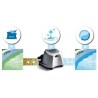 Stérilisateur au sel INTEX Krystal Clear QS500 pour piscine jusqu'a 26,5 m³