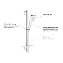 Ensemble de douche 3 jets avec barre - GROHE