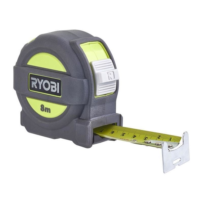 RYOBI - Metre ruban 8 m largeur 25 mm - RTM8M