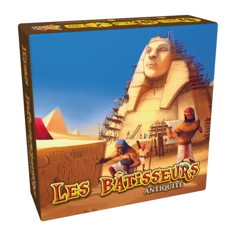 Jeu d'ambiance - Asmodee - Les Bâtisseurs : Antiquité - Devenez le premier bâ...