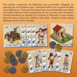 Jeu d'ambiance - Asmodee - Les Bâtisseurs : Antiquité - Devenez le premier bâ...