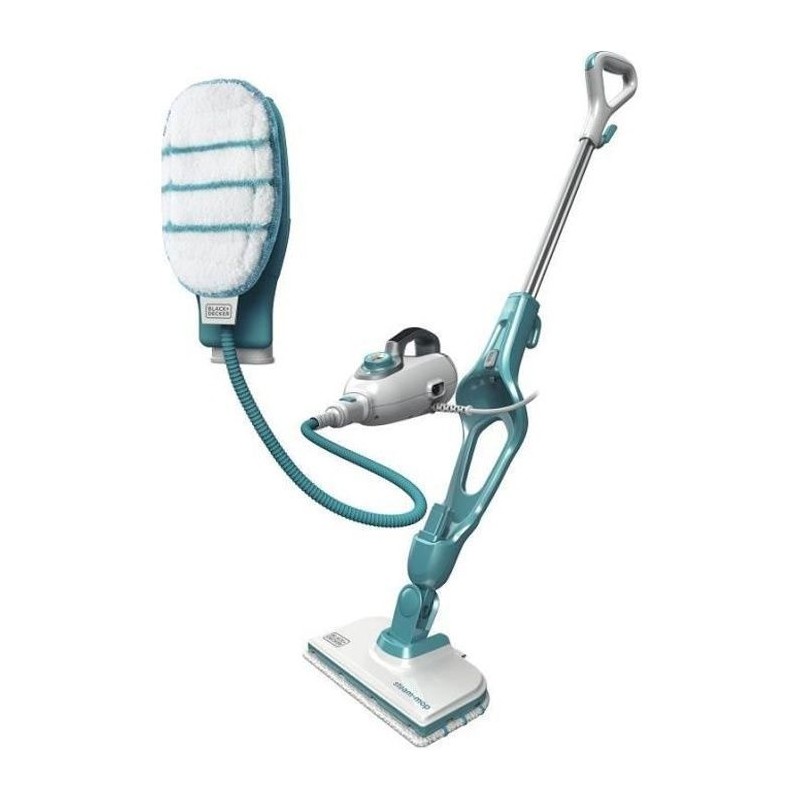 BLACK+DECKER - FSMH1351SM-QS - Balai vapeur avec nettoyeur a main 1300W - Rés...