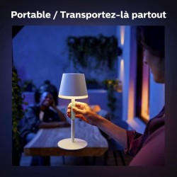 Philips White and Color Ambiance, lampe a poser portable Hue Belle,