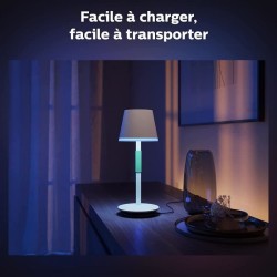 Philips White and Color Ambiance, lampe a poser portable Hue Belle,