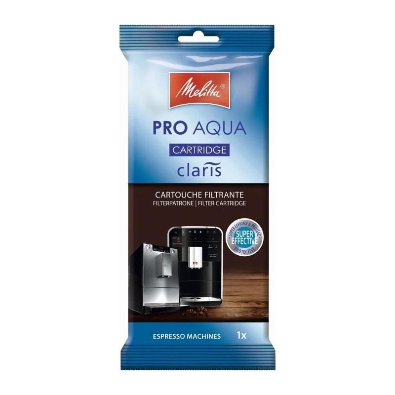 Cartouche filtrante Melitta Pro Aqua Claris pour machines a expresso automati...