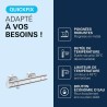 GROHE Mitigeur thermostatique douche Precision Get, montage mural, indicateur...