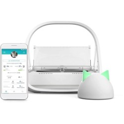 SUREFEED Distributeur de nourriture a puce électronique connecté - Blanc (Liv...