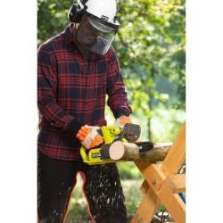 RYOBI - Tronçonneuse compacte 18V ONE+ - guide 20 cm - 4,6 m/s - tendeur laté...
