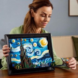 LEGO Ideas 21333  Vincent Van Gogh - La Nuit Étoilée, Reproduction de Tableau...