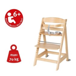 ROBA Chaise Haute Évolutive Born Up 2 en 1 + Transat Inclinable - Sternenzaub...