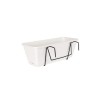 ARTEVASI Kit Jardiniere VENEZIA avec réserve d'eau - Blanc - 10L - 49 x 19,5 ...