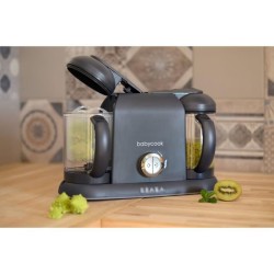 BÉABA - Babycook Duo - Robot Bébé 4 en 1 Mixeur-Cuiseur - Cuisson Vapeur rapi...