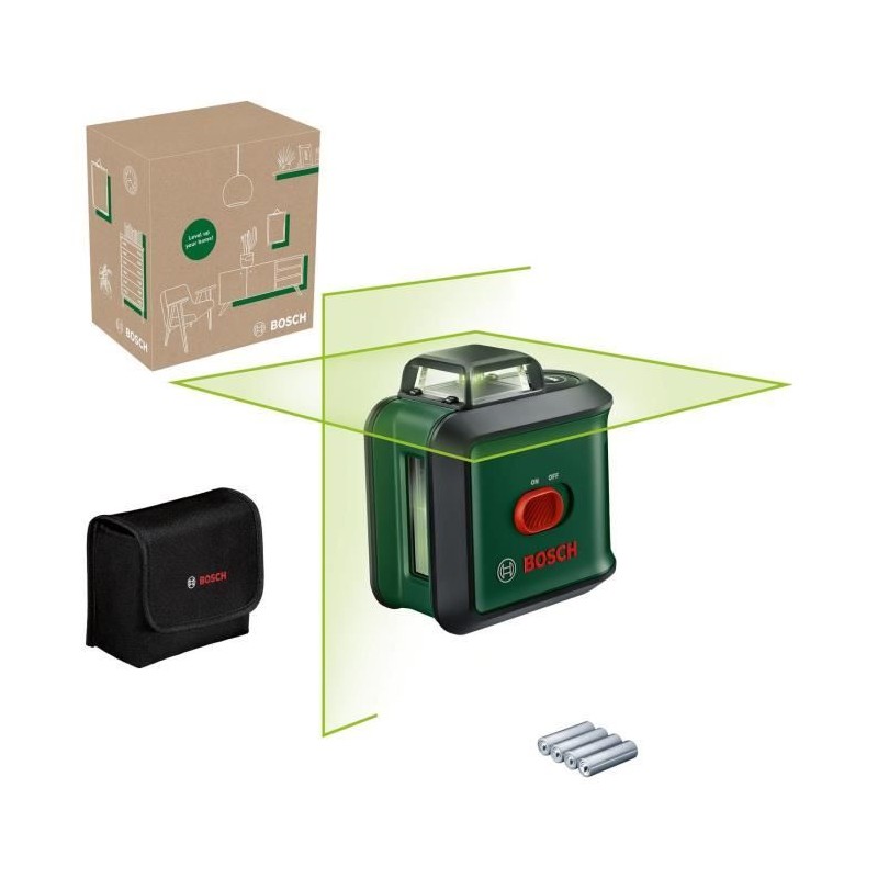 Laser lignes UniversalLevel 360 de Bosch (laser lignes vertical et horizontal...